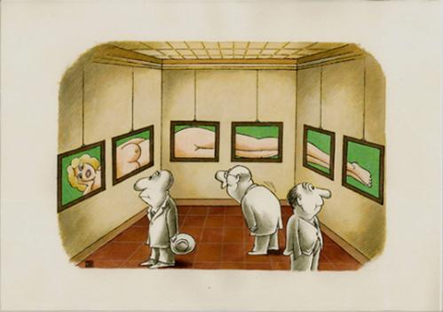 Cartoon: exhibition (medium) by ciosuconstantin tagged picture