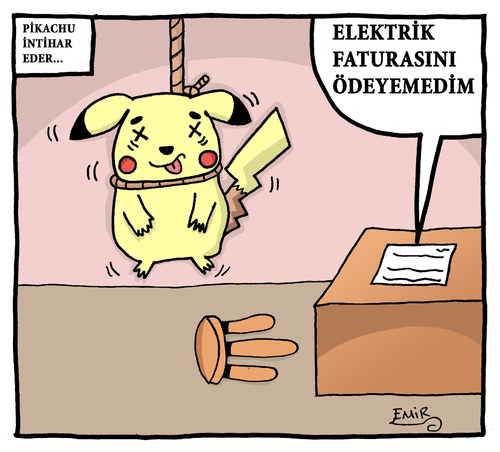 Cartoon: Pikachu Emirhan Dilli (medium) by emirhan6161 tagged dilli,emirhan
