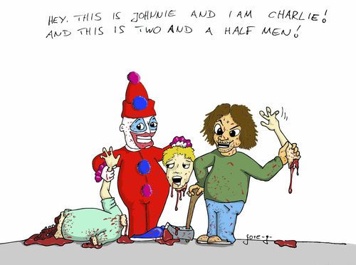 Cartoon: Onkel Charlie ist zurück (medium) by gore-g tagged two,and,half,men,charlie,harper,charles,manson,john,wayne,gacy,fernsehn,massenmörder