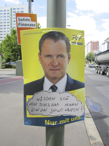 Cartoon: Wahlkrampf (medium) by gore-g tagged lindner,fdp,wahl,wahlen,wahlkampf,plakat