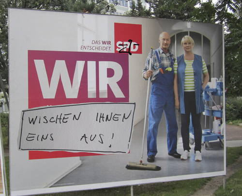 Cartoon: Wahlkrampf 2 (medium) by gore-g tagged spd,wahlen,wahlkampf,bundestag,bundestagswahl,berlin
