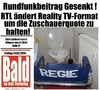 Cartoon: Bald in der Zeitung 14.3.2014 (small) by gore-g tagged gez,rundfunkbeitrag,rtl,reality,tv