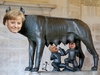 Cartoon: Grosse Koalition (small) by gore-g tagged grosse,koalition,merkel,seehofer,gabriel,wölfin,säugen,koalitionsvertrag