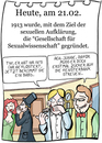 Cartoon: 21. Februar (small) by chronicartoons tagged klapperstorch,aufklärung,sex,cartoon