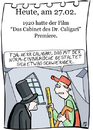 Cartoon: 27. Februar (small) by chronicartoons tagged caligari,expressionismus,murnau,einbauküche,cartoon