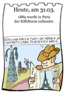 Cartoon: 31. März (small) by chronicartoons tagged eiffel eiffelturm öl ölbaron paris cartoon