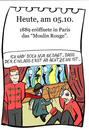Cartoon: 5. Oktober (small) by chronicartoons tagged moulin,rouge,toulouse,lautrec,maler,cancan,paris