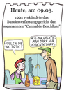 Cartoon: 9. März (small) by chronicartoons tagged kiffen,cannabis,joint,dope,cartoon