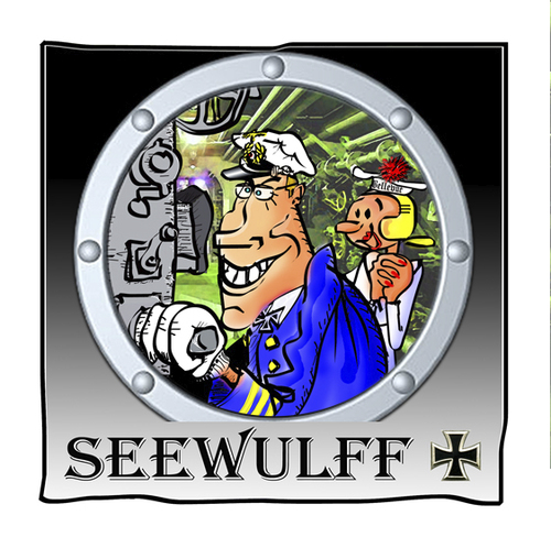 Cartoon: SEEWULFF web (medium) by zenundsenf tagged christian,wulff,bundespräsident,deutschland,skandal,bettina,olivia,oyl,seewölfe,federal,president,gemany,cartoon,comic,caricature,costa,concordia,uboot,submarine,bildzeitung,krieg,zenf,zensenf,zenundsenf,walter,andi