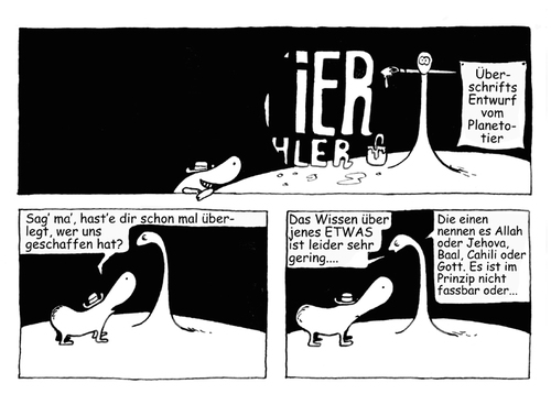 Cartoon: streichler und planetotier (medium) by zenundsenf tagged zenundsenf,planetotier,streichler