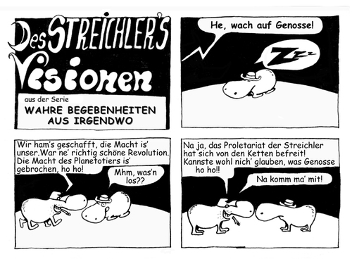 Cartoon: streichler und planetotier (medium) by zenundsenf tagged zenundsenf,planetotier,streichler