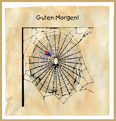 Cartoon: guten morgen (medium) by zenundsenf tagged spinne,spider,guten,morgen,zenundsenf