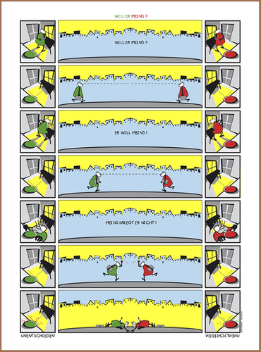 Cartoon: MEINS (medium) by zenundsenf tagged mein,dein,zenf,zensenf,zenundsenf