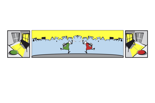 Cartoon: MEINS (medium) by zenundsenf tagged mein,dein,zenf,zensenf,zenundsenf