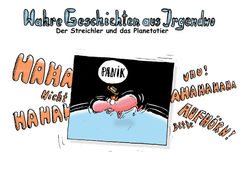 Cartoon: sterichler und planetotier (medium) by zenundsenf tagged zenundsenf,planetotier,sterichler