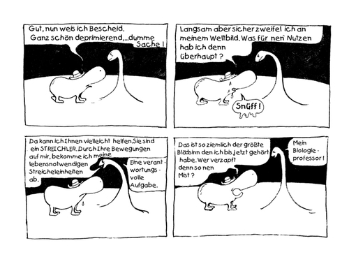 Cartoon: streichler und planetotier (medium) by zenundsenf tagged zenundsenf,planetotier,streichler