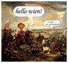 Cartoon: hello wien! (small) by zenundsenf tagged helloween,halloween,hello,wien,turks,türken,zenf,zensenf,zenundsenf,walter,andi