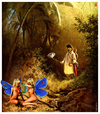 Cartoon: Spitzweg-Butterbeasts (small) by zenundsenf tagged carl spitzweg butterbeasts butterflies composing cartoon illustration homage zenf zensenf zenundsenf andi walter