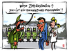 Cartoon: Zapfenstreich (small) by zenundsenf tagged bundespräsident,christian,wulff,grosser,zapfenstreich,militärisch,verabschiedung,zenf,zensen,zenundsenf,walter,andi