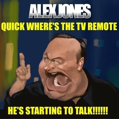 Cartoon: Alex Jones (medium) by Darrell tagged alex,jones,darrell