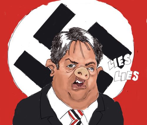 Cartoon: Nick Griffin (medium) by Darrell tagged nick,griffin,darrell