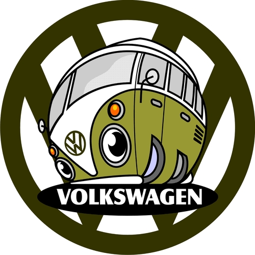 cartoon volkswagen clipart - photo #8