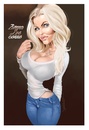 Cartoon: Zienna Eve Sonne (small) by Darrell tagged zienna eve sonne darrell dazzlarock