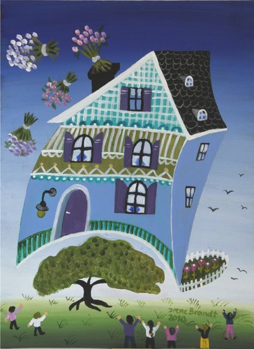 Funny blue House Funny blue House