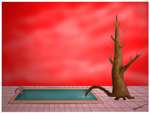 Cartoon: life (medium) by huseyinalparslan tagged life