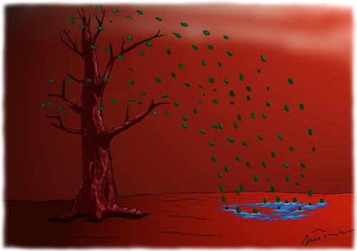 Cartoon: old my global warm collection 5 (medium) by huseyinalparslan tagged global,warming,nature,natura