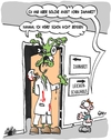 Cartoon: Angst vorm Zahnarzt (small) by mart tagged zahnarzt angst mart leichenschauhaus