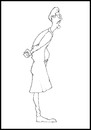 Cartoon: Science Teacher (small) by Abe tagged science,teacher,psycho,old,school,fear