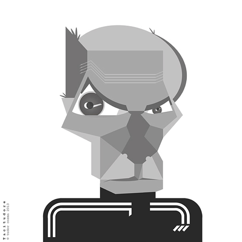 Cartoon: Cristian Tudor Popescu (medium) by Tacitudore tagged critic,film,writer,journalist,popescu,tudor,cristian,ctp,caricature