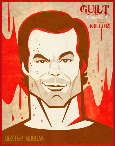 Cartoon: DEXTER (medium) by Martynas Juchnevicius tagged vector,caricature,film,actor,tv,famous,dexter,morgan