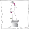 Cartoon: David (small) by KADO tagged renaissance,david,michelangelo,kado,akt