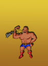 Cartoon: bodybuilder (small) by janjicveselin tagged bodybuilder,sport,muscle,mouse,inflated,explosion