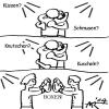 Cartoon: Schein (small) by Walwing tagged schein,boxen,küssen,kuscheln,schmusen,knutschen,klammern,