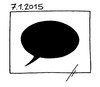 Cartoon: 7.1.2015 (small) by badham tagged charlie,hebdo