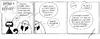 Cartoon: Kater u. Köpcke - Rückseite (small) by badham tagged badham hammel kater köpcke weltformel weltenformel theory of everything panel rückseite back side