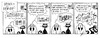 Cartoon: Kater und Köpcke - Gleiswechsel (small) by badham tagged hammel,badham,köpcke,deutsche,bahn,gleiswechsel,platform,change,rail,train,schedule,eisenbahn