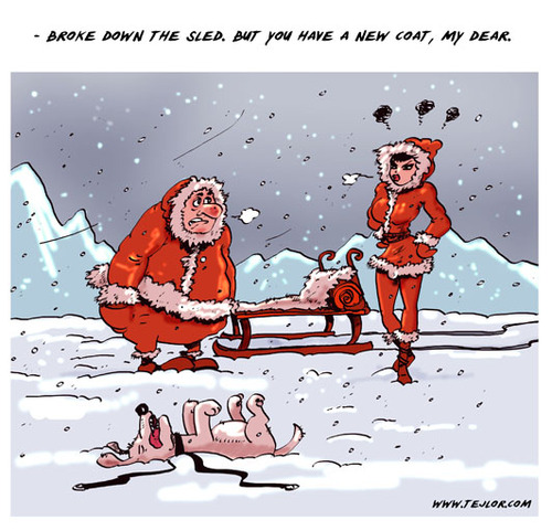 Cartoon: Bad and good news (medium) by tejlor tagged good