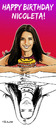 Cartoon: Nicoleta cartoon (small) by tejlor tagged nicoleta,birthday