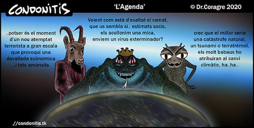 Cartoon: Condonitis 118 (medium) by DrCoragre tagged humor,catala,catalan,tira,comic,strip,drawing,digital