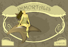 Cartoon: Immortalis (small) by DrCoragre tagged art nouveau modernisme cartell fantasy illustration drawing mixed media comic naturei