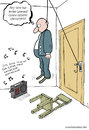Cartoon: Hangman (small) by Habomiro tagged selbstmord,suicid,helge,schneider,katzeklo,leonard,cohen,aufhängen,schlinge