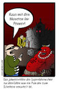 Cartoon: Überfall (small) by Habomiro tagged habomiro,superschurke,jahrestreffen,überfall