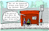 Cartoon: Bussi (small) by kittihawk tagged kittihawk,2015,bahn,bus,fernbus,bussi,extra,kostet,preis,logik,haltestelle,unterschied,gratis,service,kosten,fahrpreis,warten,bushaltestelle,straße