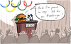 Cartoon: Ick bin ein Hamburger (small) by kittihawk tagged kittihawk,2015,hamburg,berlin,olympische,spiele,dosb,deutscher,olympischer,sportbund,auswahl,bewerbung,2020,deutschland,bekanntgabe,ick,bin,ein,berliner,hamburger,kennedy,unterlegen