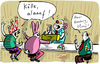 Cartoon: Olaaf (small) by kittihawk tagged kittihawk,2015,rosenmontag,jecken,kölle,alaaf,hamburg,olaaf,wahlsieg,bürgerschaftswahl,rot,grün,olaf,scholz,kneipe,karneval,kostüme,verkleidung