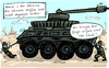 Cartoon: Schwere Waffen (small) by kittihawk tagged kittihawk,2015,schwere,waffen,abzug,ukraine,minsk,friedensverhandlungen,waffenruhe,dinger,kriegen,einfach,nicht,vom,fleck,ursache,ostukraine,separatisten,kiew,bruch,waffenstillstand,soldaten,panzer,schieben,ziehen,bewegen